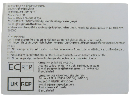 Smartwatch dziecięcy niebieski