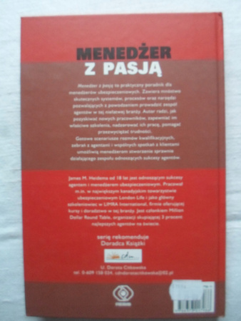 Menedżer z pasją James M. Heidema