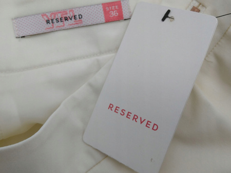 SPÓDNICA RESERVED ROZMIAR 36 KREMOWA