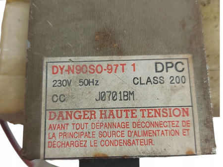 TRANSFORMATOR DY-N90SO-97T1 Z MIKROFALÓWKI