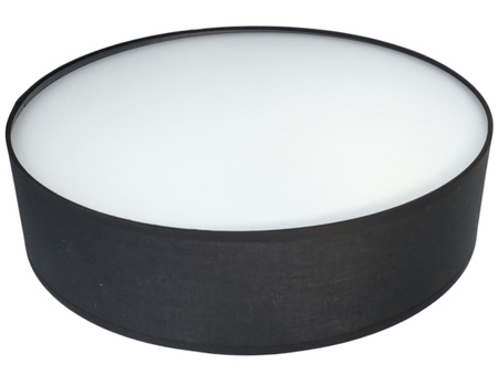 Lampa sufitowa LEDVANCE Orbis Paris 400 mm 2xE27 czarna tekstylny ring