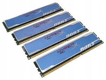 Pamięć RAM PC Kingston HyperX 8 GB (4x2GB) DDR3 1333MHz