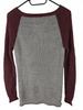 SWETER DAMSKI SUPERDRY ROZMIAR XS SZARO-BORDOWY