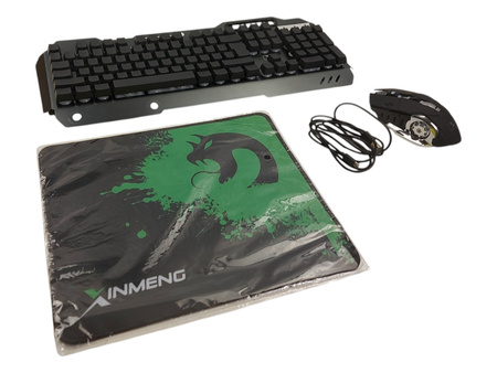 Zestaw Klawiatura + mysz + podkładka Mamba Snake K680 Pro