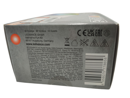 Żarówka E14 Classic P40 Multicolor 4,9W=40W 470lm WiFi Ledvance