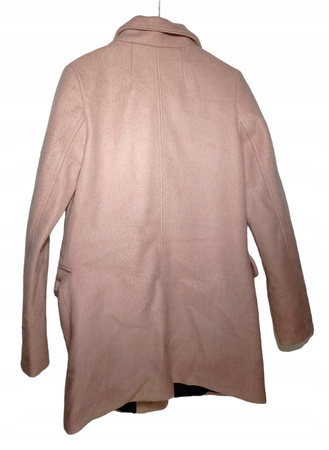 PŁASZCZ DAMSKI | BERSHKA | ROZMIAR S | RÓŻOWY