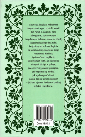 Modlitwy i rozważania na każdy dzień roku Jan Paweł II