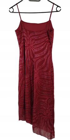 Sukienka MY MICHELLE Rozmiar S Bordo