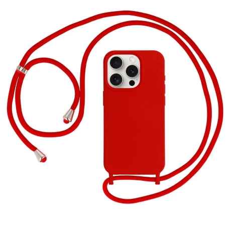 Etui Nakładka Plecki Silikon Silikonowe Apple Iphone 13  Czerwony