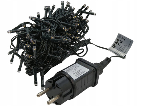 LAMPKI CHOINKOWE LED 180 SZT 12M KOLOR CIEPŁO-BIAŁY 8 EFEKTÓW ZEWN/WEWNĄTRZ