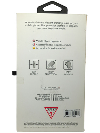 Etui Guess Saffiano Triangle do Apple iPhone 7/8/SE 2020/SE 2022