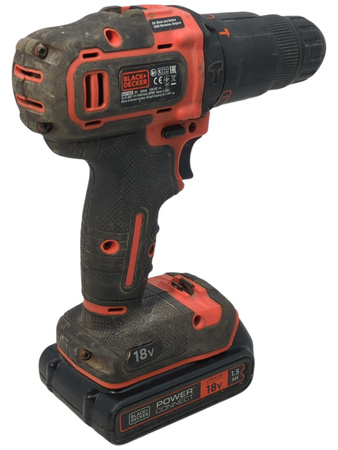 WKRĘTARKA AKUMULATOROWA BLACK+DECKER 18V BCD 700S