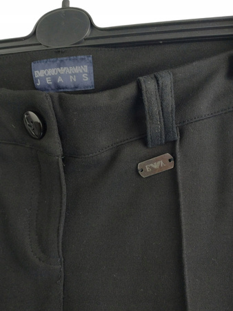 Eleganckie spodnie damskie Czarne EMPORIO ARMANI JEANS ROZ.38