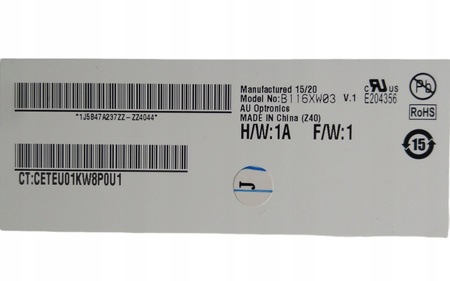 Matryca AUO B116XW03 v1 11,6"