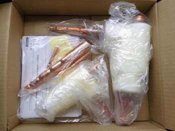 ZESTAW 5 ELEMENTÓW MIEDZIANYCH DO KLIMATYZACJI POMPY CIEPŁA E-162SN4