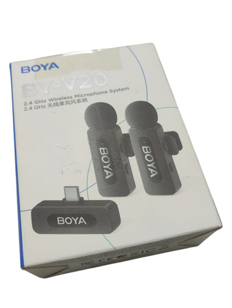 Bezprzewodowy system mikrofonowy BOYA BY-V20 2.0