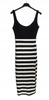 SUKIENKA ZARA TRAFALUC ROZ.S CZARNO-BIAŁA W PASKI
