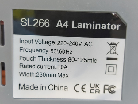 Laminator BUYOUNGER SL266 na gorąco, na zimno