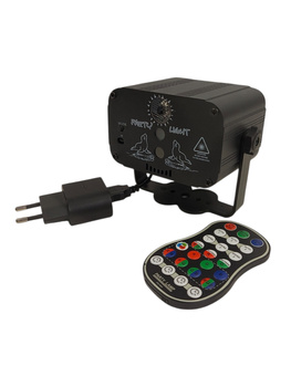 REFLEKTOR LED RGB MAŁY DISCO LIGHT OŚWIETLENIE SCENICZNE PARTY LIGHT