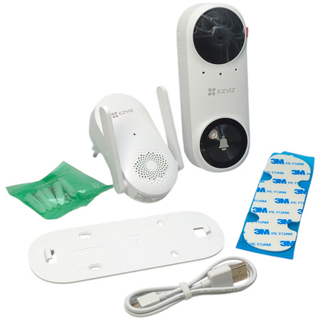 Dzwonek wideo EZVIZ CS-CP3 3MP 2K akumulator 5000mAh WiFi