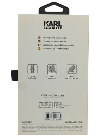 Etui Karl Lagerfeld Plecki do Samsung Galaxy s23 czarne