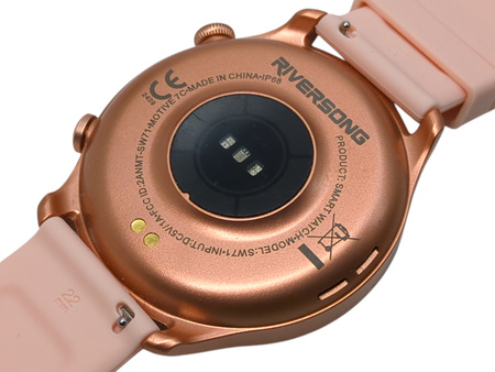 Smartwatch zegarek damski Riversong Motive 7C Różowy (SW71)