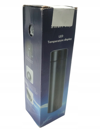 KUBEK TERMICZNY Z WYŚWIETLACZEM LED 500ML