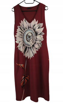 Sukienka ONE TOUCH Rozmiar 40 BORDOWA