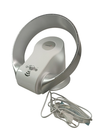 Wentylator stołowy Korona 81008 bez łopatek biały/srebrny