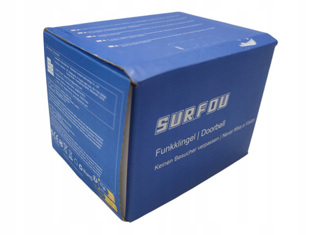 Dzwonek do drzwi bezprzewodowy Surfou N128 LED