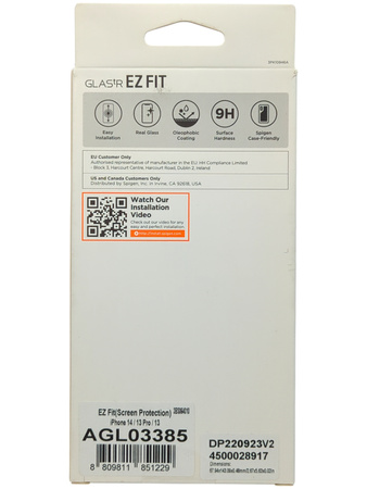 Szkło hartowane z aplikatorem do iPhone 13, 13 Pro, 14 Spigen 2 sztuki