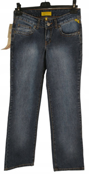 SPODNIE JEANSOWE DAMSKIE OZONE ROZMIAR 30 NIEBIESKIE