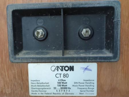 Kolumna podłogowa Canton CT 80 150W