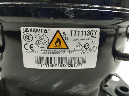 SPRĘŻARKA AGREGAT LODÓWKI JIAXIPERA TT1113GY GAZ R600A