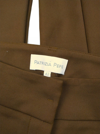 Eleganckie spodnie damskie Brązowe PATRIZIA PEPE ROZ.42