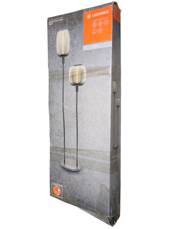 Lampa podłogowa Ledvance DECOR Stick Floor 2x E27 szara 146 cm