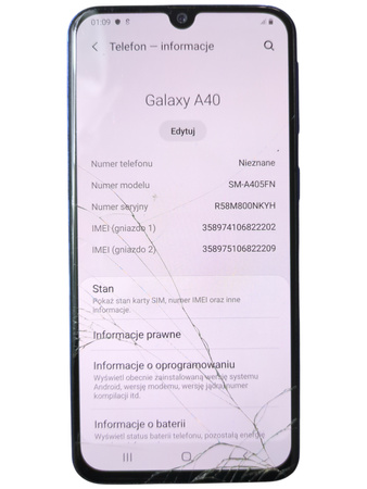 Smartfon Samsung Galaxy A40 SM-A405FN/DS 4/64 GB 5,9"