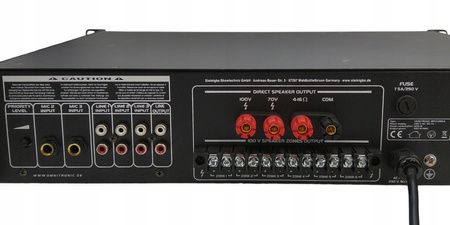 Wzmacniacz miksujący 6 strefowy 250 W RMS Omnitronic MPVZ-250.6