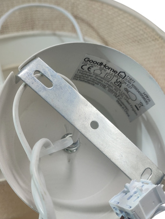 Lampa wisząca GoodHome Quetzal 1 x E27 38 cm rattan liny