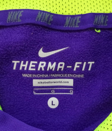 Bluza sportowa NIKE L Fioletowa