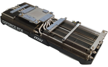 Chłodzenie karty graficznej NVIDIA MSI RTX 4080 Ventus 3X