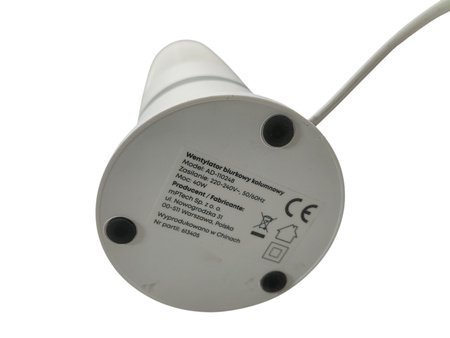 WENTYLATOR BIURKOWY KOLUMNOWY HOFFEN AD-11024B 40W