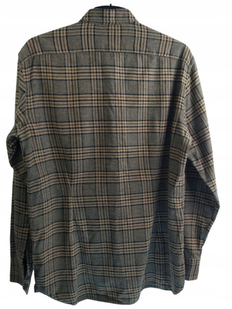 Koszula Męska Flanelowa w Kratę Van Laack Rozmiar: L