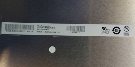 Matryca AUO B160UAN01.Q 16" 1920x1200 IPS 30 pin 165Hz Matowa