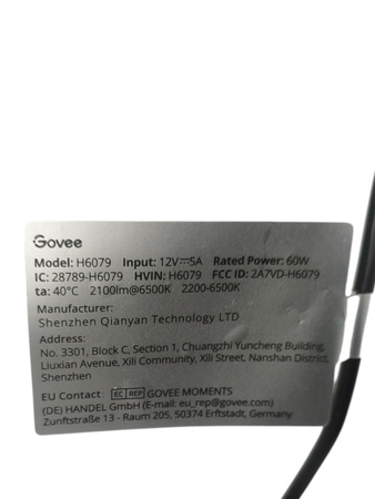 Lampa podłogowa LED Govee Floor Lamp Pro H6079