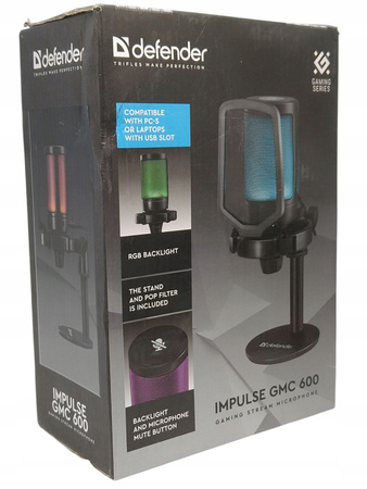 Mikrofon DEFENDER Impulse GMC 600 Wielokierunkowy