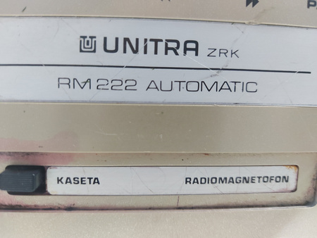 Radiomagnetofon Unitra Kasprzak RM 222 Automatic