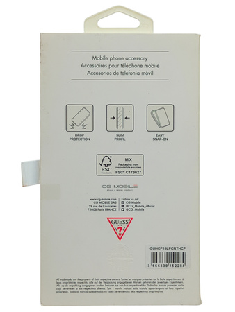 Etui Guess Plecki do Apple iPhone 15 Pro różowe