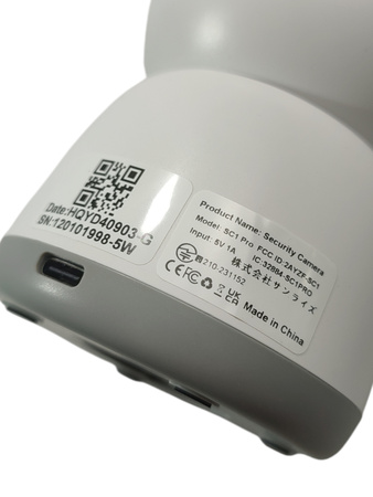 Kamera wewnętrzna obrotowa Smart IeGeek PTZ IP WIFI 5MP 64GB 2,4GHz i 5GHz