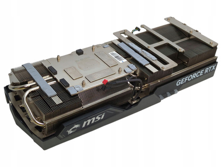 Chłodzenie karty graficznej NVIDIA MSI RTX 4080 Gaming X Trio